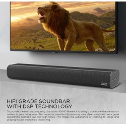 SonicGear Maverick 100W HiFi DSP Soundbar BT-USB-HDMI - STUDIOBAR 500HD - Maverick 100W HiFi DSP Soundbar BT-USB-HDMI