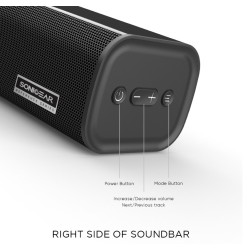 SonicGear Maverick 100W HiFi DSP Soundbar BT-USB-HDMI - STUDIOBAR 500HD - Maverick 100W HiFi DSP Soundbar BT-USB-HDMI