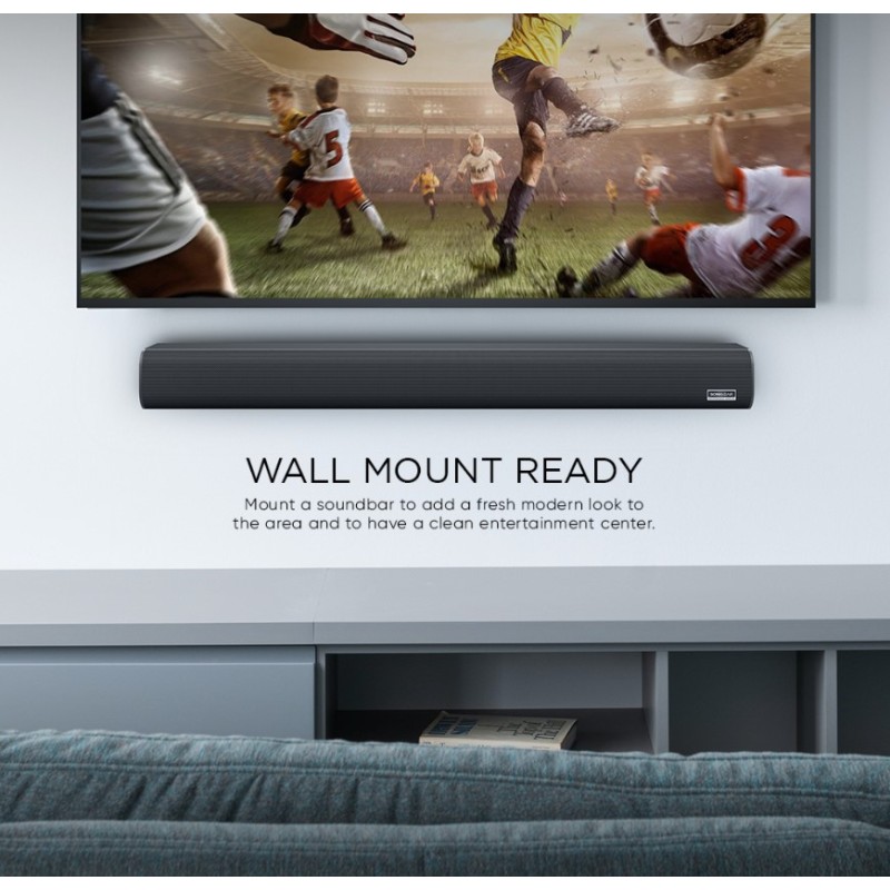 SonicGear Maverick 100W HiFi DSP Soundbar BT-USB-HDMI - STUDIOBAR 500HD - Maverick 100W HiFi DSP Soundbar BT-USB-HDMI