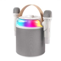 SonicGear Portable Karaoke Kids Speaker iOX White - K800 - BT Wireless Dual Mics — Buy in Cyprus with Fast Delivery
