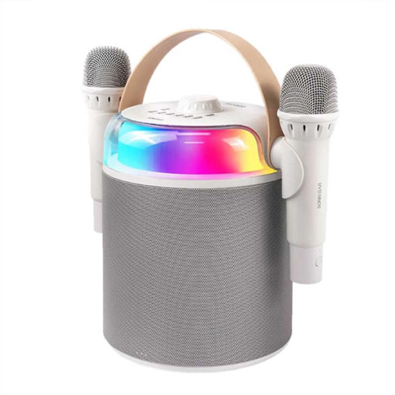 SonicGear Portable Karaoke Kids Speaker iOX White - K800 - BT Wireless Dual Mics — Buy in Cyprus with Fast Delivery