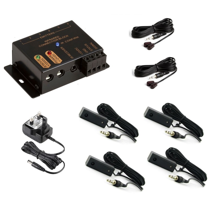 DigitMX IR Extender Kit 4IN 4OUT - DMX-IRM300 - IR Extender Kit 4IN 4OUT — Buy in Cyprus with Fast Delivery