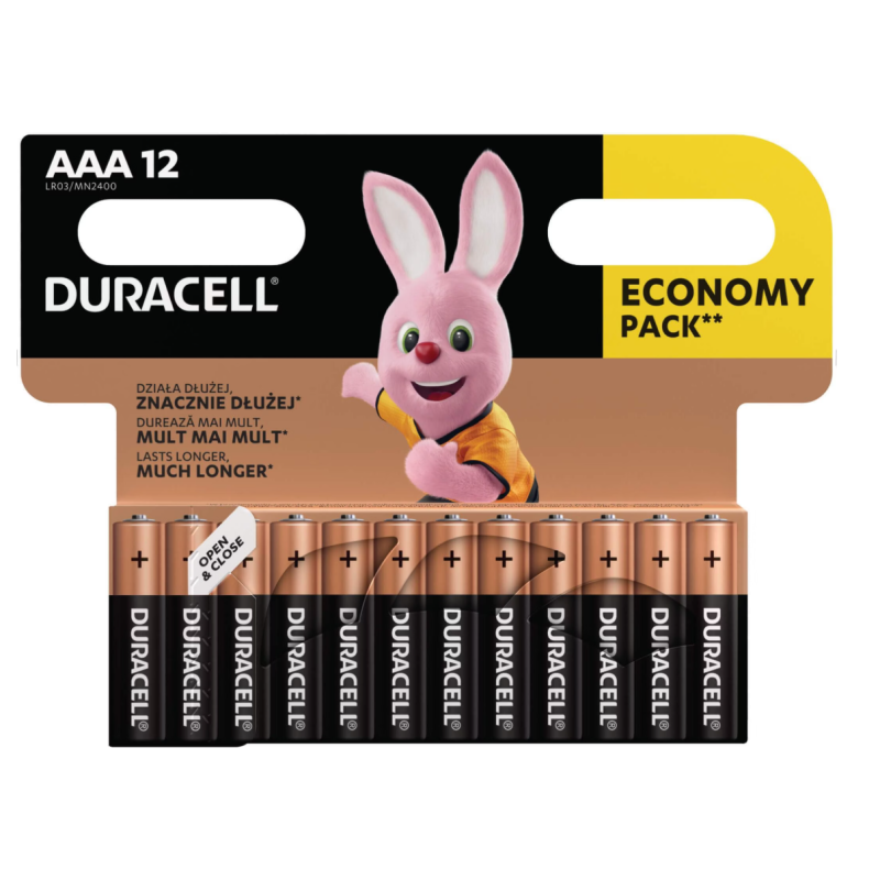Duracell Alkaline AAA - (12pcs) Basic — Buy in Cyprus with Fast Delivery