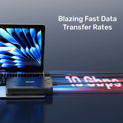 Unitek USB-C M.2 NVMe & 2.5'' SATA 10Gbps Dual Enclosure - S1229C - USB-C M.2 NVMe & 2.5'' SATA 10Gbps Dual Enclosure