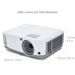 Viewsonic Projector - PA503S - SVGA DLP Projector 4000 Lumens — Buy in Cyprus with Fast Delivery