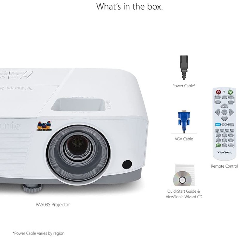 Viewsonic Projector - PA503S - SVGA DLP Projector 4000 Lumens — Buy in Cyprus with Fast Delivery