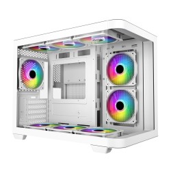 Armaggeddon Gaming Case - AQUARON X-CURVE 285 - M-ATX White — Buy in Cyprus with Fast Delivery