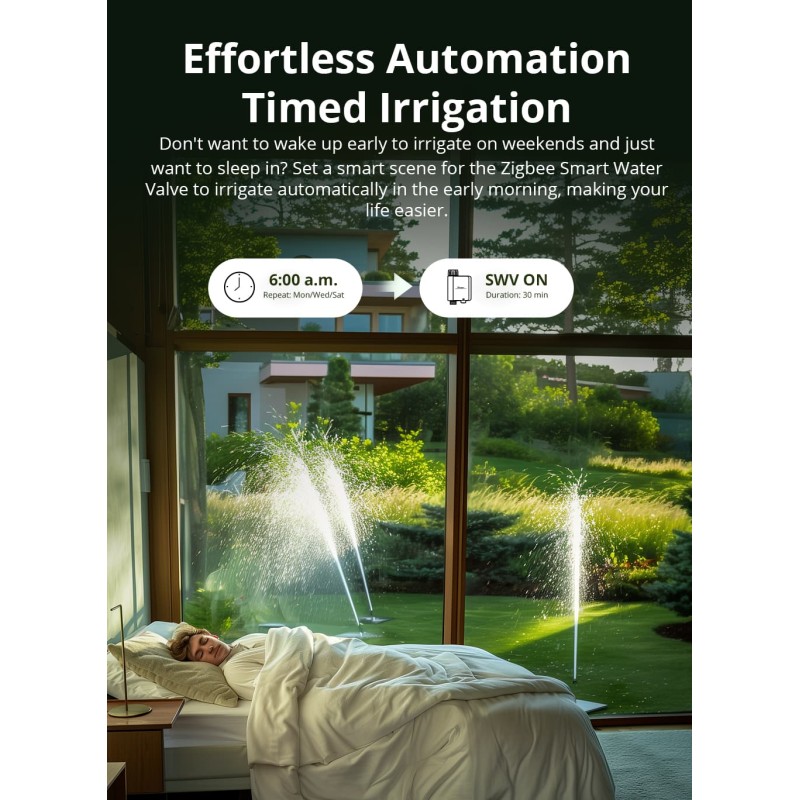 Sonoff ZigBee Smart Water Valve - SWV-BSP - irrigation System — Buy in Cyprus with Fast Delivery