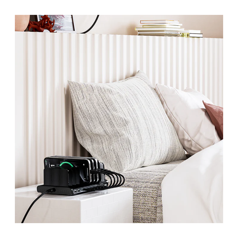 Unitek Charge Station 240W 10-Port 8xUSB-C + 2xUSB-A - P1230CBK01-UK - 240W 10-Port 8xUSB-C + 2xUSB-A