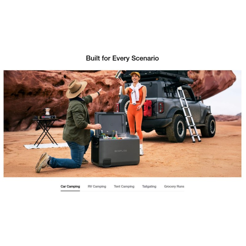 EcoFlow (UK) Portable Solar Fridge - GLACIER 45L - not including battery — Buy in Cyprus with Fast Delivery