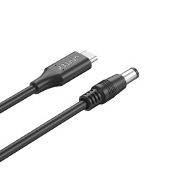 Unitek UCL USB-C to DC Cable - C14116BK - 1.8 m, 65W PD, for Toshiba-Asus, 5.5x2.5 mm — Buy in Cyprus with Fast Delivery
