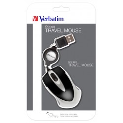 Verbatim Wired Optical Travel Mouse - GO MINI - Black — Buy in Cyprus with Fast Delivery