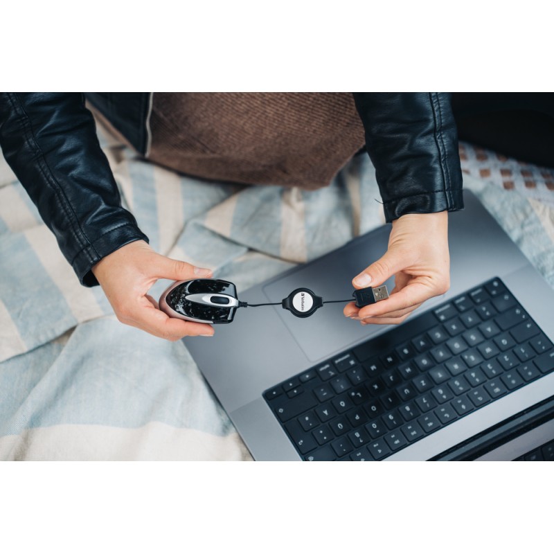 Verbatim Wired Optical Travel Mouse - GO MINI - Black — Buy in Cyprus with Fast Delivery