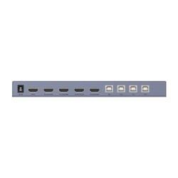 Unitek KVM HDMI 4K60Hz Switch 4-1 with 4-Port USB Hub - V306A - Unitek KVM HDMI 4K60Hz Switch 4-1 with 4-Port USB Hub