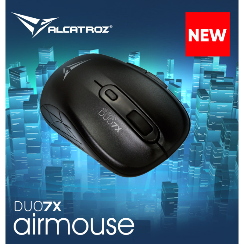 Alcatroz Airmouse Duo - 7X - Wireless BT Mouse Black — Buy in Cyprus with Fast Delivery