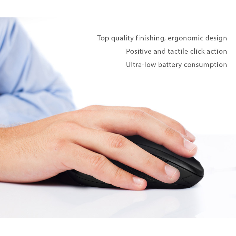 Alcatroz Airmouse Duo - 7X - Wireless BT Mouse Black — Buy in Cyprus with Fast Delivery