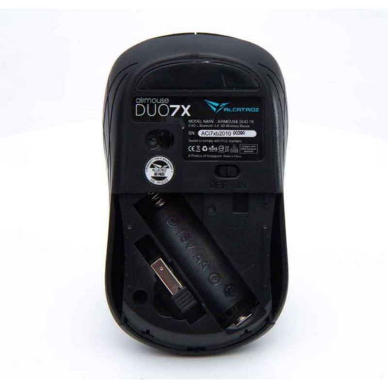 Alcatroz Airmouse Duo - 7X - Wireless BT Mouse Black — Buy in Cyprus with Fast Delivery