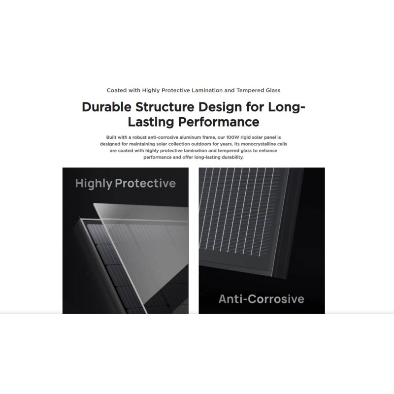 Ecoflow 200W Rigid Solar Panels - Combo 2x100W — Buy in Cyprus with Fast Delivery