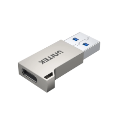 Unitek USB3.1 Type-C Female to Type-A Male 5Gbps Adapter Silver A1034NI — Buy in Cyprus with Fast Delivery