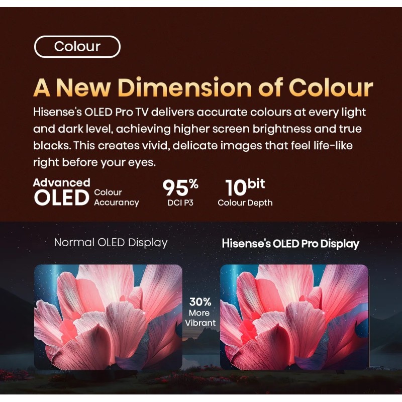 Hisense TV - 65A85N - 65'' 4K Smart OLED 120hz TV — Buy in Cyprus with Fast Delivery