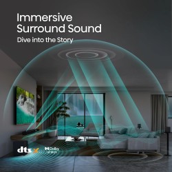 Hisense Soundbar - AX3120G - 3.1.2 CH 360W BT USB Optical DOLBY ATMOS — Buy in Cyprus with Fast Delivery