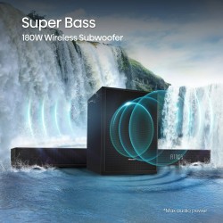 Hisense Soundbar - AX3120G - 3.1.2 CH 360W BT USB Optical DOLBY ATMOS — Buy in Cyprus with Fast Delivery