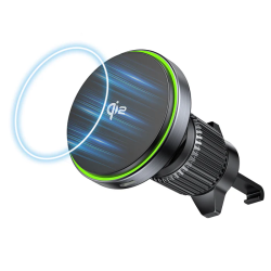 Unitek Charge Car Wireless Qi2 Magnetic 15W & AirVent Mount - P1404A - Charge Car Wireless Qi2 Magnetic 15W & AirVent Mount