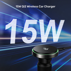 Unitek Charge Car Wireless Qi2 Magnetic 15W & AirVent Mount - P1404A - Charge Car Wireless Qi2 Magnetic 15W & AirVent Mount