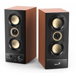 Genius PC Speakers - SP-HF800BT - 2.0 PC Speakers 20W RMS USB & BT Wood — Buy in Cyprus with Fast Delivery
