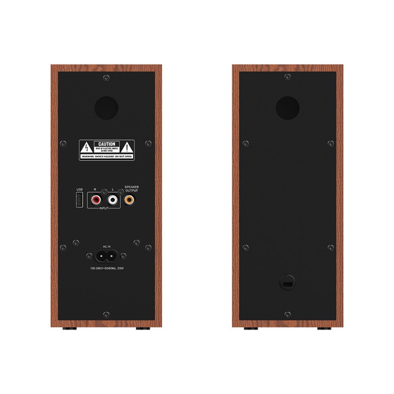 Genius PC Speakers - SP-HF800BT - 2.0 PC Speakers 20W RMS USB & BT Wood — Buy in Cyprus with Fast Delivery