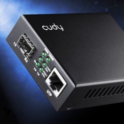 Cudy Fiber Media Converter - MC220 - SFP Slot to Gigabit Ethernet RJ45 — Buy in Cyprus with Fast Delivery