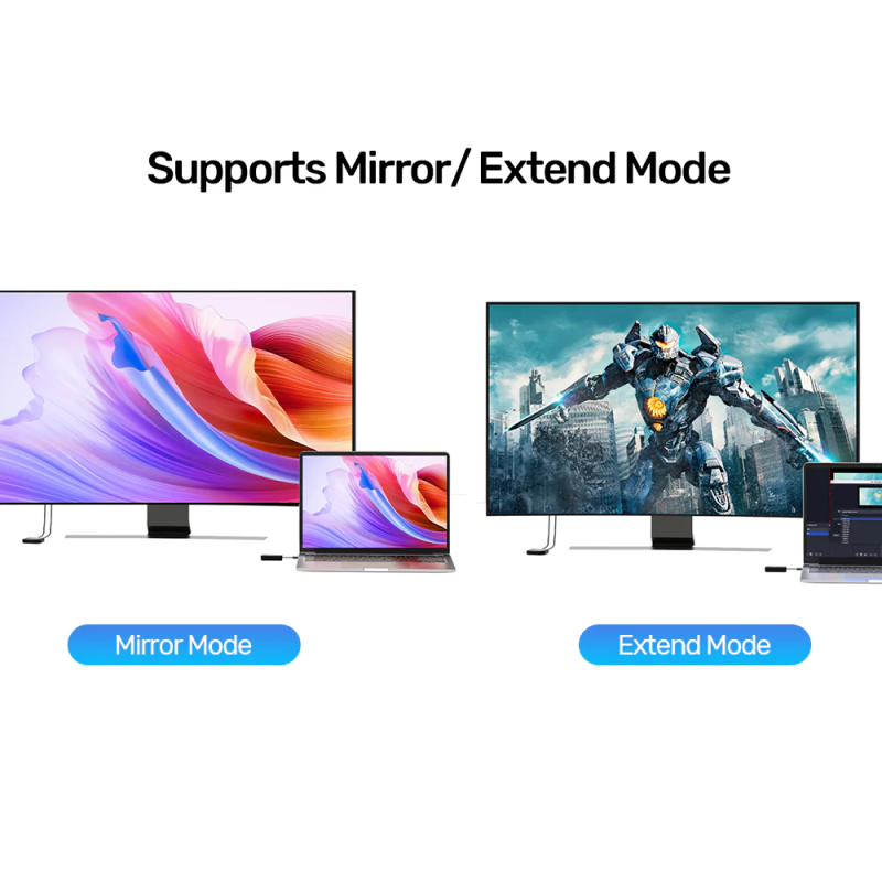 Unitek Wireless USB-C to HDMI Extender Kit - V1184A - Up to 50m — Buy in Cyprus with Fast Delivery