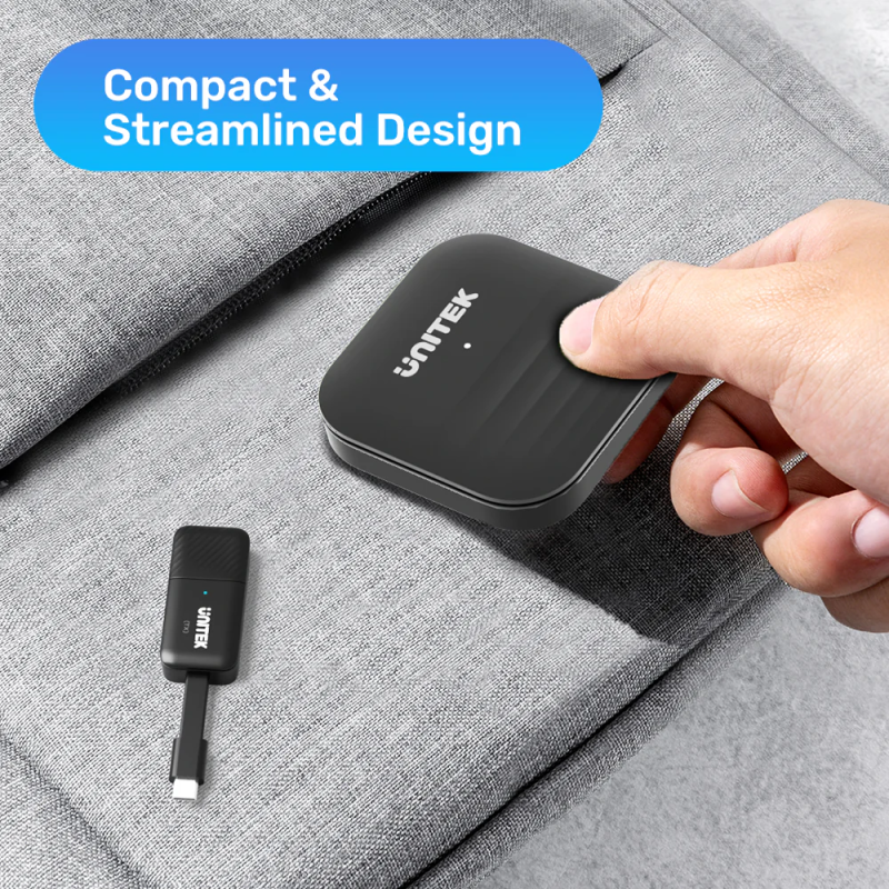 Unitek Wireless USB-C to HDMI Extender Kit - V1184A - Up to 50m — Buy in Cyprus with Fast Delivery