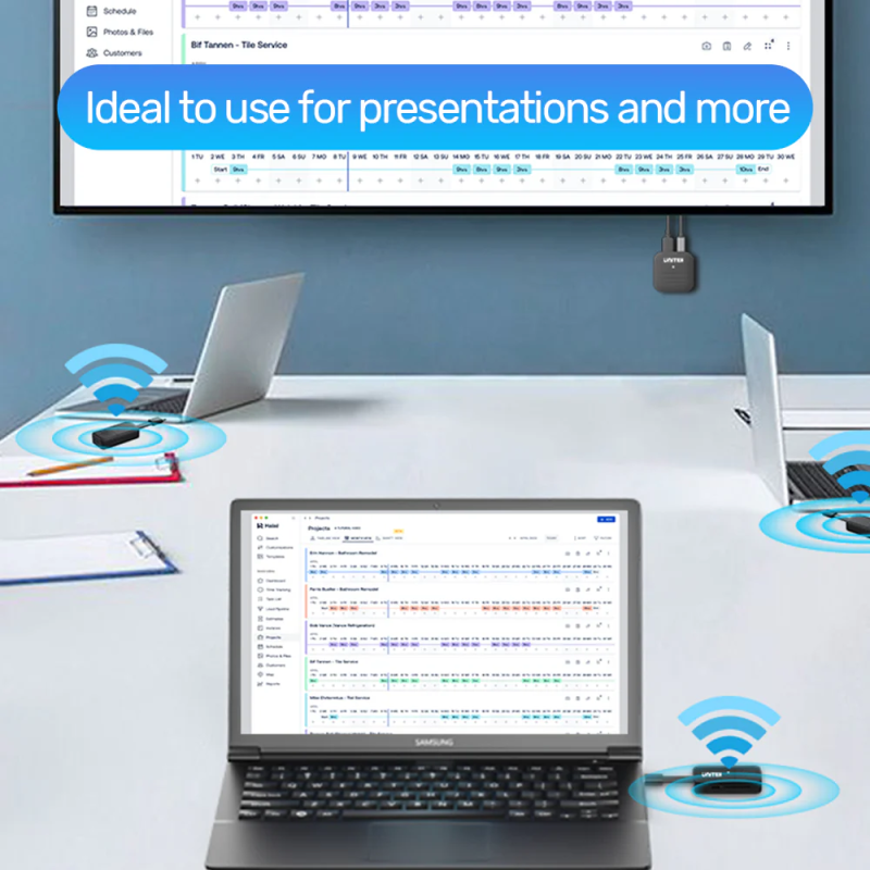 Unitek Wireless USB-C to HDMI Extender Kit - V1184A - Up to 50m — Buy in Cyprus with Fast Delivery