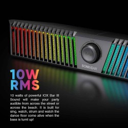 SonicGear Soundbar - iOX Bar III - BT RGB Black — Buy in Cyprus with Fast Delivery