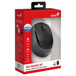 Genius Mouse - NX-8000S - Wireless+BT Silent BT Black — Buy in Cyprus with Fast Delivery