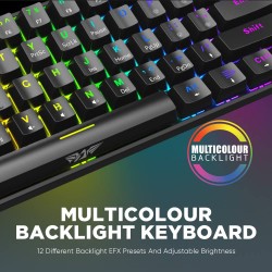 Armaggeddon NEX Black Mechanical Gaming Keyboard - MKA-1C - 61 Linear (Red) Keys — Buy in Cyprus with Fast Delivery