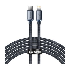 Baseus Cable Lightning to USB-C Crystal Series - 2.0m White — Buy in Cyprus with Fast Delivery