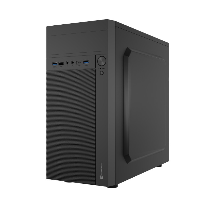 Natec PC Case MATX Mini Tower with USB-C HELIX - MATX Mini Tower with USB-C HELIX — Buy in Cyprus with Fast Delivery