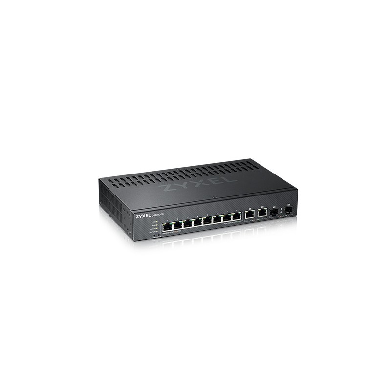 Zyxel Switch - GS2220-10 - Gigabit Ethernet Cloud Managed 8-Port + 2RJ45 SFP Combo — Buy in Cyprus with Fast Delivery