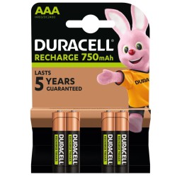 Duracell Rechargeable AAA - 750 mAh (4pcs) — Buy in Cyprus with Fast Delivery