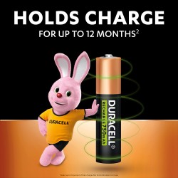 Duracell Rechargeable AAA - 750 mAh (4pcs) — Buy in Cyprus with Fast Delivery