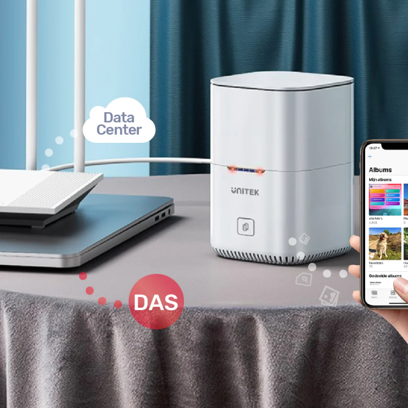 Unitek HDK Marshmallow - S1105B - 2x2.5'' SATA Diskstation DAS — Buy in Cyprus with Fast Delivery