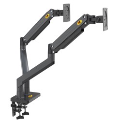 NBMounts Monitor Desk Mount - G35 - Dual Arm Extra Long Gas Monitor Desk Mount — Buy in Cyprus with Fast Delivery