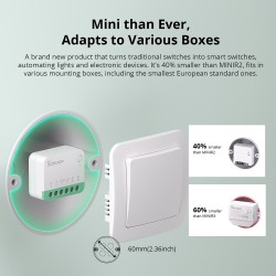 Sonoff WiFi Smart Switch MINI - R4M - Matter — Buy in Cyprus with Fast Delivery