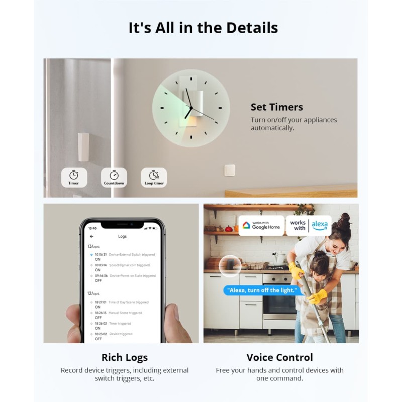 Sonoff WiFi Smart Switch MINI - R4M - Matter — Buy in Cyprus with Fast Delivery
