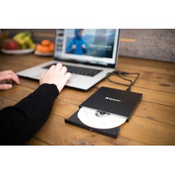 Verbatim External Slimline CD DVD Writer - USB 3.2 USB-C Black — Buy in Cyprus with Fast Delivery