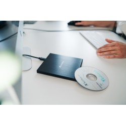 Verbatim External Slimline CD DVD Writer - USB 3.2 USB-C Black — Buy in Cyprus with Fast Delivery