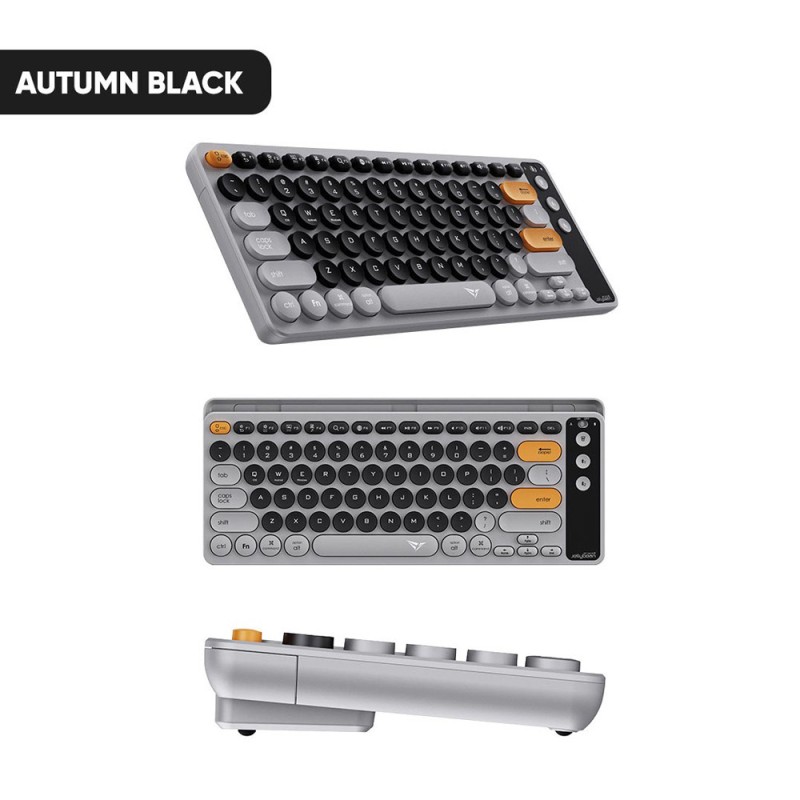 Alcatroz Jellybean Keyboard - AirDock 2 - Wireless 2.4G+BT Keyboard Autumn Black — Buy in Cyprus with Fast Delivery