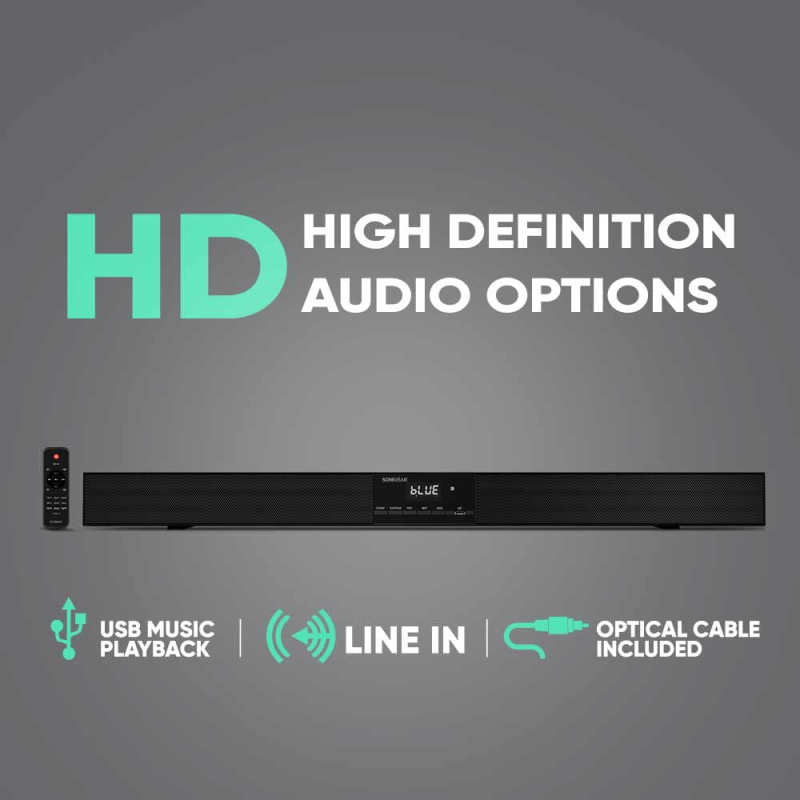 SonicGear Soundbar with Subwoofer - BT3500 - BT-USB-FM — Buy in Cyprus with Fast Delivery